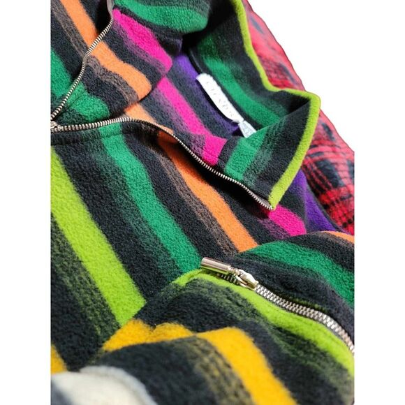 Chaus Sweater Long Sleeve 1/4 Zip Multicolor Size Medium‎ Zippered Sleeve Pocket - Picture 7 of 15